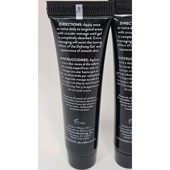 It Works Defining Gel Tightening Toning Firming Body Set of 4 New .5 oz ea - Picture 3 of 3